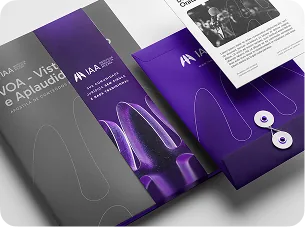 Revista e papelaria institucional da IAA